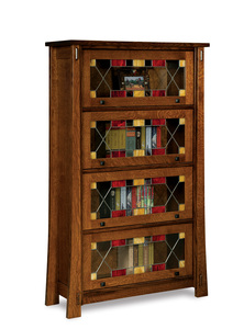 FVBR-4DR-MD 4 Door Barrister Bookcase