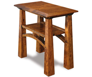 FVCS-A Open Chair Side End Table W/Shelf
