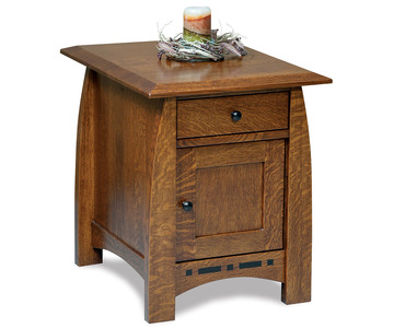 FVET-BC-EN Enclosed End Table W/Drawer & Door