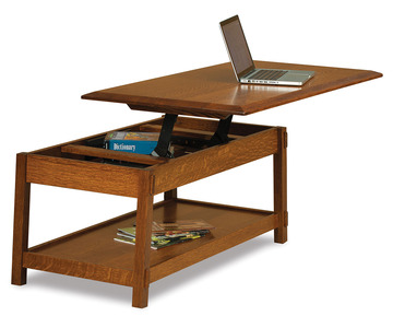 FVCT-CB-LT Open Lift Top Coffee Table W/Counterweight