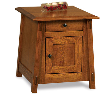 FVET-CB-EN Enclosed End Table W/Drawer & Door