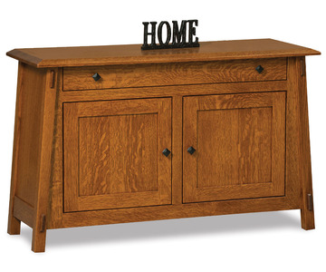 FVST-CB-EN Enclosed Sofa Table W/Drawer, Doors & Shelf