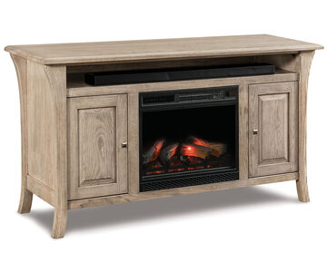 FVE-3463-EN-FP Ensenads 2 Door Media Stand W/Fireplace