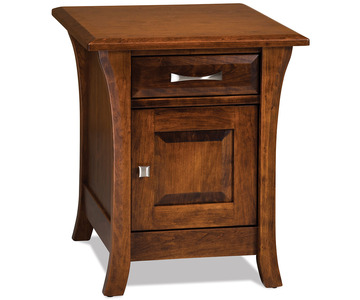 FVET-EN-EN Enclosed End Table W/Drawer & Door