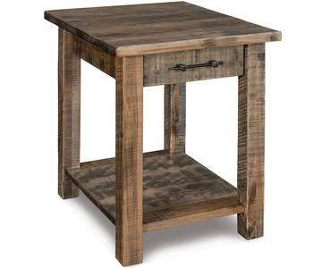 FVET-HT Open End Table W/Drawer & Shelf