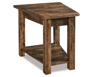 FVWT-HT Open Wedge Table No Drawer, Front: 14" W, Back: 22" W