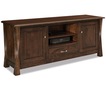 FVE-072-LA Arc 2 Door, 1 Drawer Media Stand