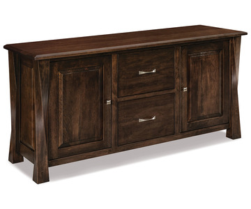 FVLC-063-LA Arc 2 Drawer, 2 Door Lateral File Credenza