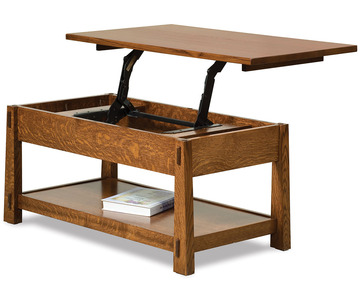 FVCT-MD-LT Open Lift Top Coffee Table W/Counter Weight