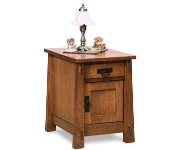 FVET-MD-EN Enclosed End Table W/Drawer & Door