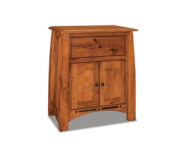 JRBC-028-3 1 Drawer, 2 Door Nightstand