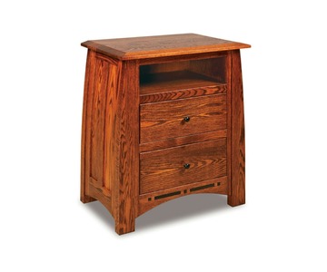 JRBC-029-2 2 Drawer Nightstand With Opening