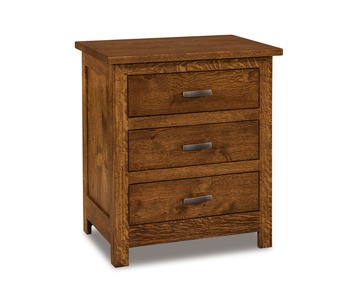 JRF-027 3 Drawer Nightstand