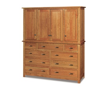 JRF-053 2 Pc. Mule Chest; 9 Drawer, 4 Door