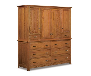 JRF-054 2 Pc. Mule Chest; 8 Drawer, 4 Door