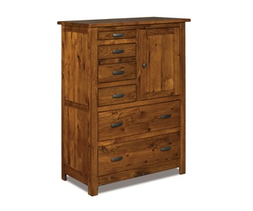 JRF-062 Gentleman's Chest; 6 Drawer, 1 Door