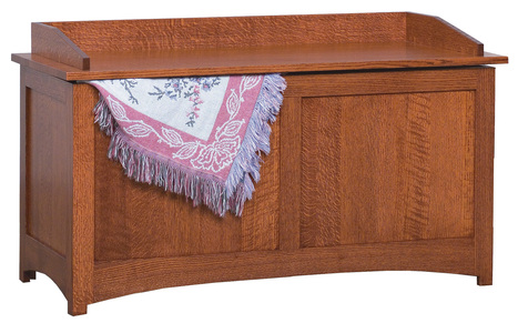 MIBC Mission Blanket Chest w/Reversed Panel Sides