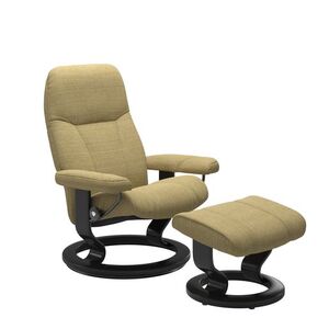 1145015 Consul Small Classic Chair & Ottoman
