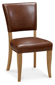 Upholstery Chair - Rustic Tan Faux Leather