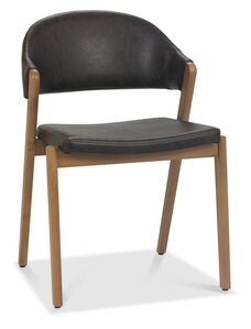 Upholstered Chair - Old West Vintage Bonded Leather