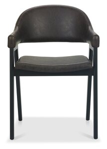 Upholstered Arm Chair - Old West Vintage Bonded Leather