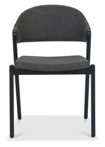 Upholstered Chair - Dark Grey Fabric