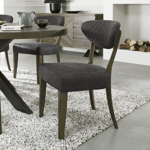 Upholstered Chair - Dark Grey Fabric