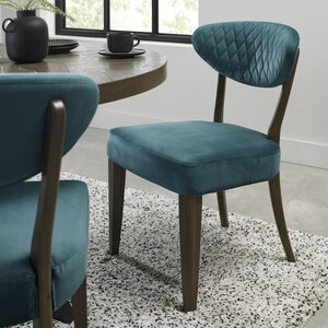 Upholstered Chair - Azure Velvet