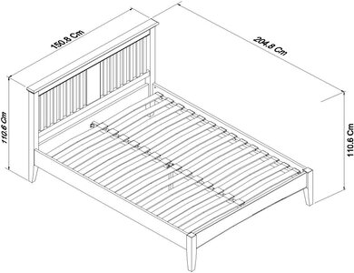 135cm - Bedstead Double
