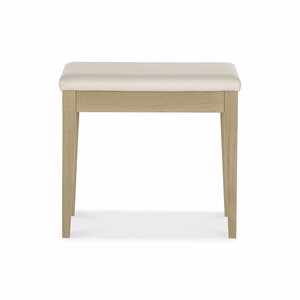 Stool - Ivory Bonded Leather