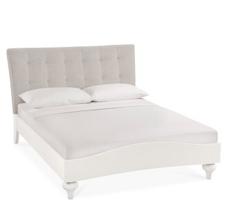 150cm Upholstered Bedstead - Vertical Stitch