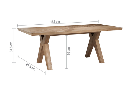 Willis & Gambier Sorrento SORDINTELM Dining Table