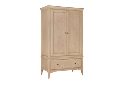 Willis & Gambier Toulon 2 Door 1 Drawer Wardrobe with Mirror
