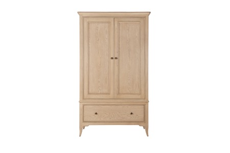 Willis & Gambier Toulon 2 Door 1 Drawer Wardrobe with Mirror