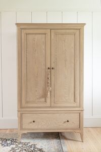 Willis & Gambier Toulon 2 Door 1 Drawer Wardrobe with Mirror