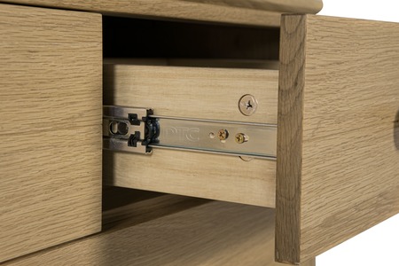 Had-411-NA 5dr Medium Chest - Oak Natural
