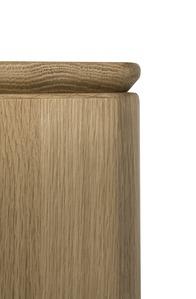 Had-412-NA 5dr Tall Chest - Oak Natural
