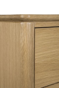 Had-412-NA 5dr Tall Chest - Oak Natural