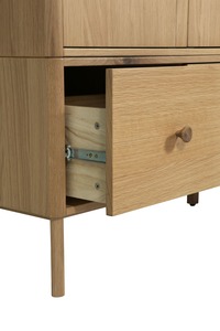 Had-422-NA 2dr Wardrobe - Oak Natural