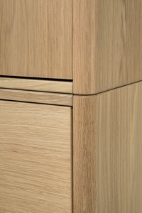 Had-422-NA 2dr Wardrobe - Oak Natural