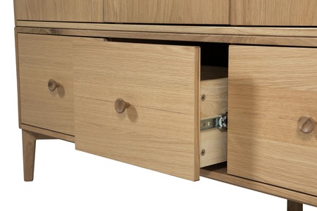 Had-423-NA 3dr Wardrobe - Oak Natural