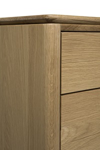 Had-413-NA 7dr Wide Chest - Oak Natural