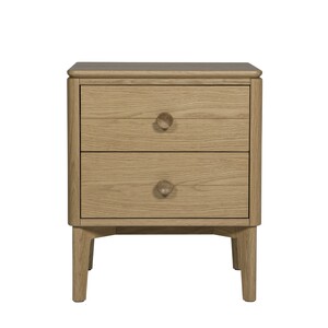 Had-410-NA Bedside Table - Oak Natural