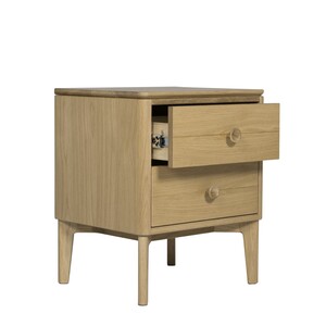 Had-410-NA Bedside Table - Oak Natural