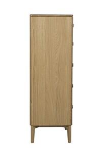 Had-412-NA 5dr Tall Chest - Oak Natural