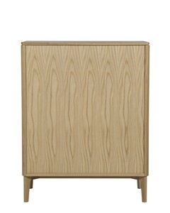 Had-411-NA 5dr Medium Chest - Oak Natural
