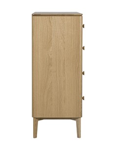 Had-411-NA 5dr Medium Chest - Oak Natural