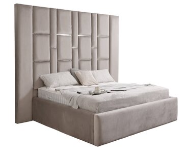Orla Headboard with Gas Lift Ottoman Bed Frame