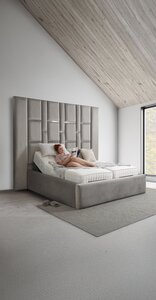 Orla Headboard with Bed Frame (Drop in platform top)