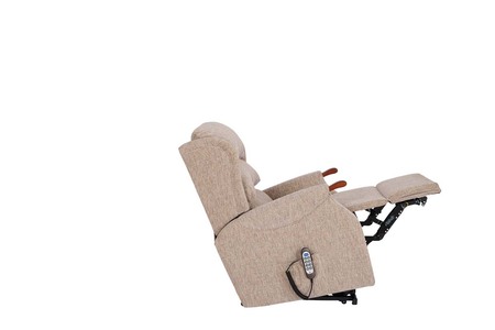 Petite Single Motor Recliner With Headrest & Lumbar